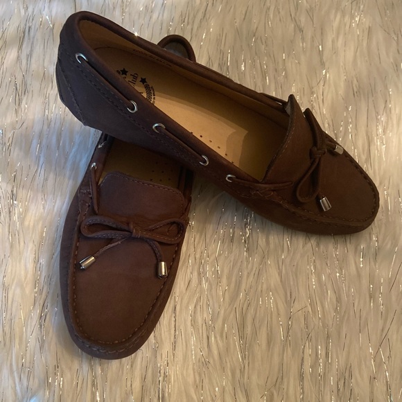 NWOT Driver Club USA Women’s Suede Nantucket Driver Loafer - Picture 3 of 5